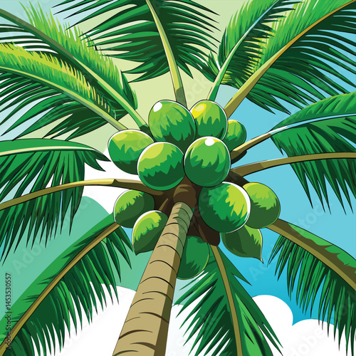 coconut palm tree