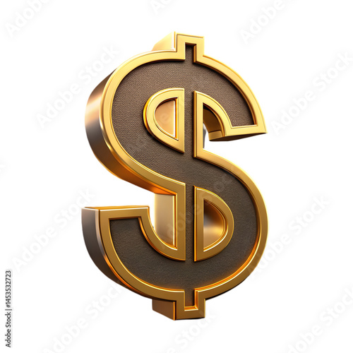 gold dollar sign