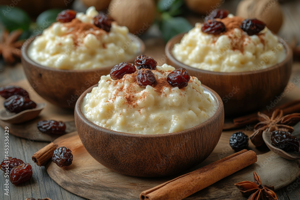 bowls filled with noodles, topped with cranberries. bowls filled with noodles, topped with cranberries.
