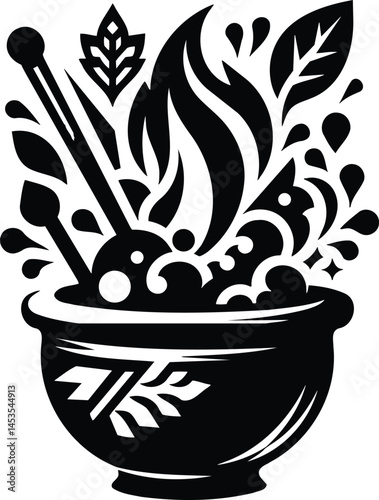 Ceramic Alchemy Crucible Symbol