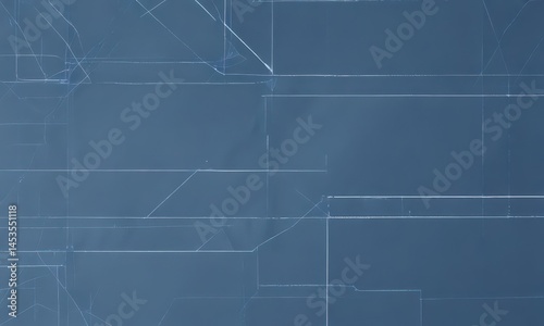 Abstract blue geometric blueprint background  Clean lines, technical design , abstract, engineering background, engineering