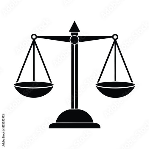 Scales silhouette vector