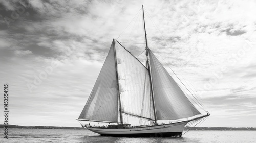 Photography sailing boat watercraft monochrome sailboat photo