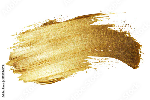 Golden stain of paint adds warmth sophistication and handcrafted charm to any artistic or commercial project