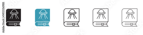 Science fiction icon. Design for web and mobile app. Vector illustration