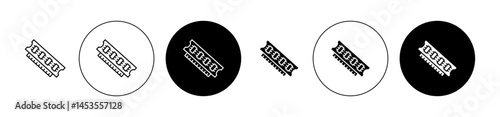 Ram memory icon. Design for web and mobile app. Vector illustration