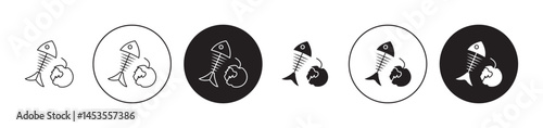 Organic waste icon. Design for web and mobile app. Vector illustration