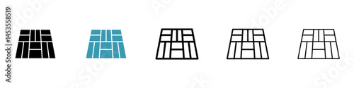 Floor icon. Design for web and mobile app. Vector illustration