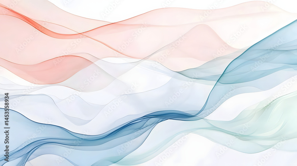 Fototapeta premium wave, vector, water, design, line, illustration, blue, color, art, sea, curve, wallpaper, waves, backdrop, pattern, flow, light, banner, ocean, web, concept, motion, template, colorful, element