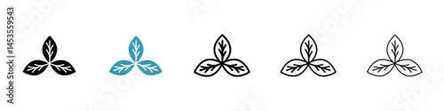 Basil icon. Design for web and mobile app. Vector illustration