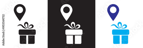 Tracking  icon.  Vector for websites, mobile interfaces, presentations, banner, visual branding etc. Vector illustration. isolated on white and black background. EPS 10