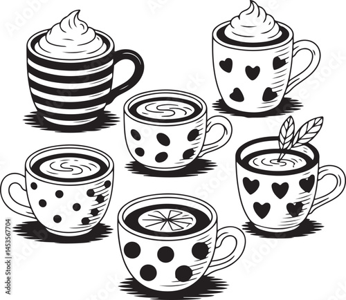 Coffee SVG – Hot Drink Silhouette for Mugs & Cafe Decor

Coffee Cup Clipart – Cozy Morning SVG for Signs & Shirts

Coffee Beans & Mug Vector – Perfect for Cricut Crafts

Café Logo Elements – Coffee Ic