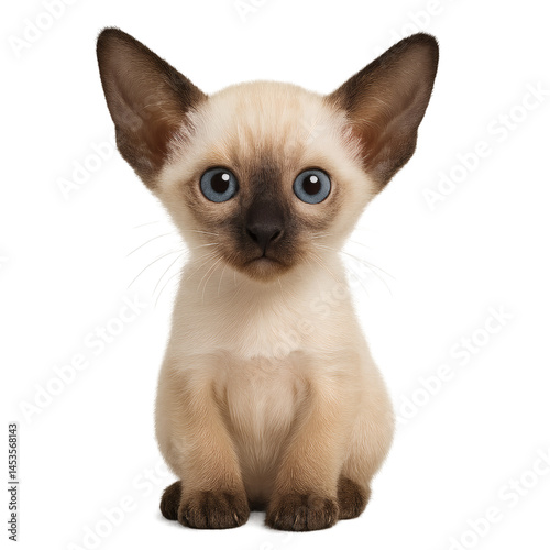Curious Siamese Kitten