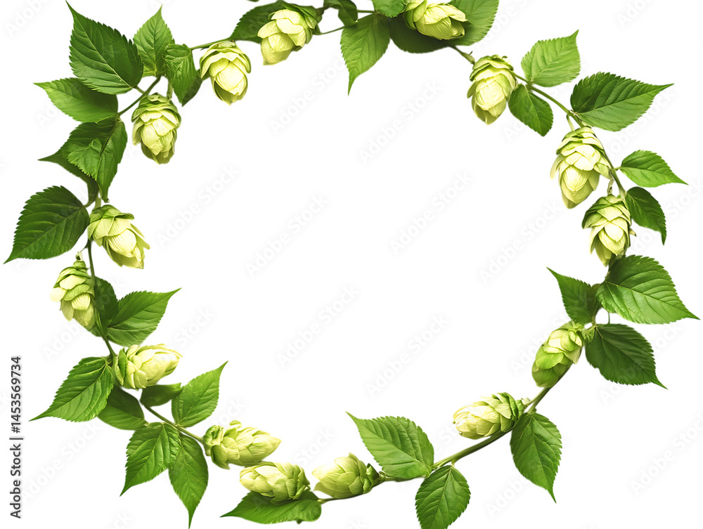 Fresh Hops Fruits in Elegant Clean Style Fresh Hops Fruits in Elegant Clean Style