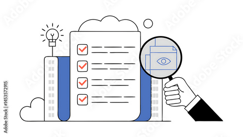 corporate transparency integrity or trust business management with responsibility financial transparent legal or agreement for ethic report concept businessman on magnifying glass transparency 040525