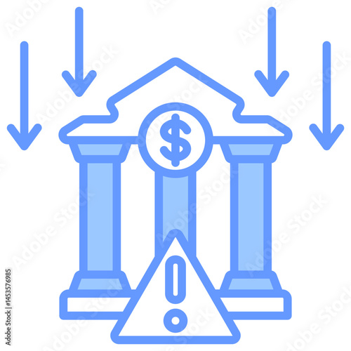 Economic Crisis Icon