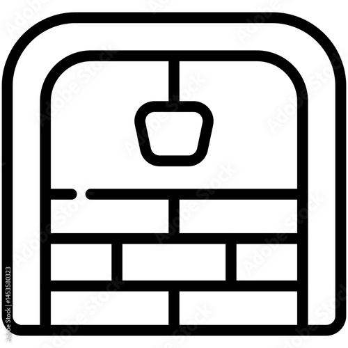well line icon
