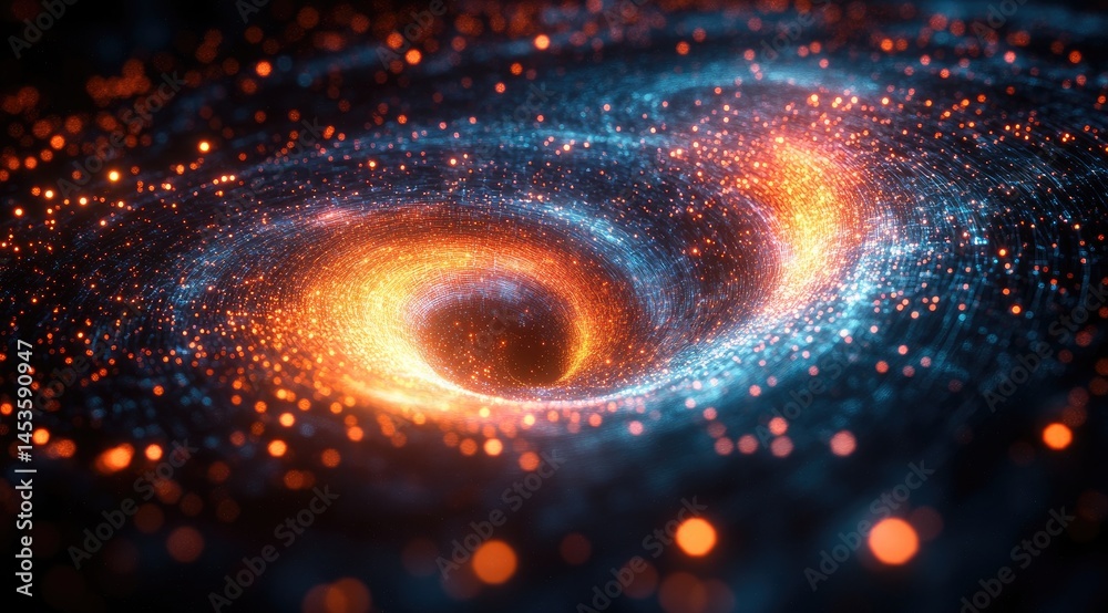 Abstract swirling design with vibrant energy. Abstract swirling design with vibrant energy.