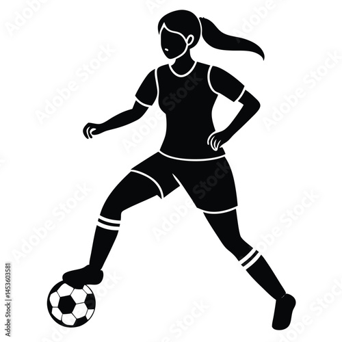female soccer player