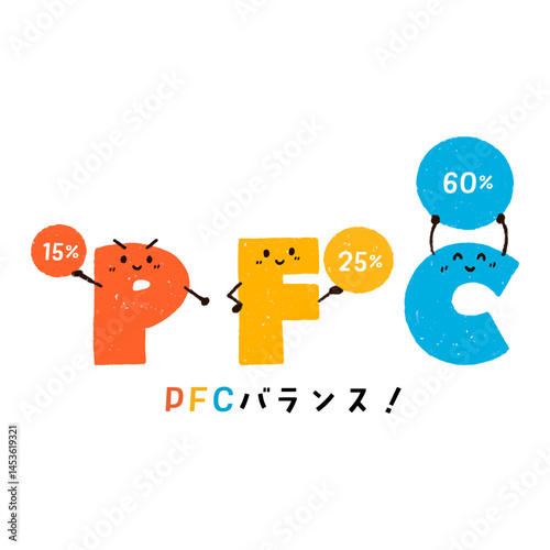PFCバランスのキャラクター