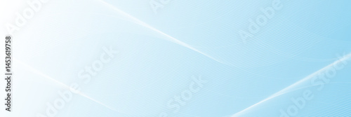 Light blue tech wave abstract background with curved digital lines