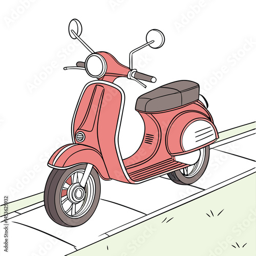 Scooter Vector Design