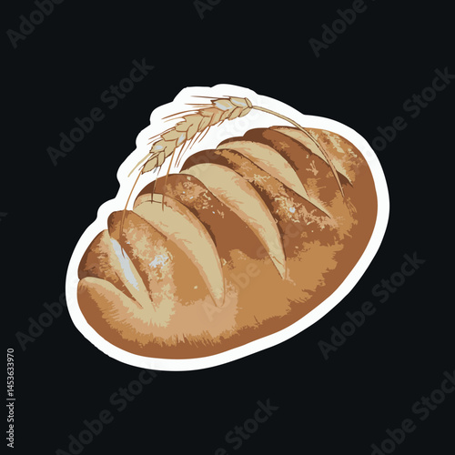 A warm and inviting bakers logo design featuring a chef hat, rolling pin, and freshly baked bread or pastries. Perfect for bakeries, cake shops, pastry businesses, and baking blogs.
