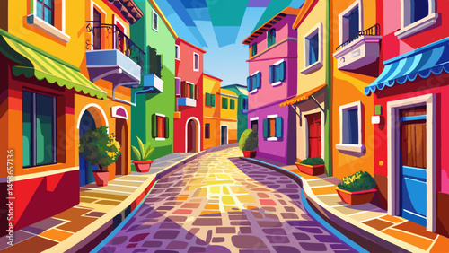 Winding lanes of painted grace,
Each corner holds a warm embrace.
In Burano’s light, the world feels right,
A kaleidoscope of pure delight.