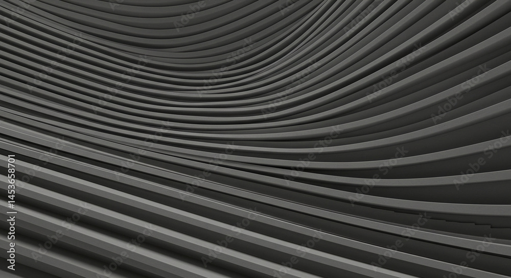 Obraz premium Abstract Texture Dark Waves Pattern Modern Design Art Surface Background Copy Space