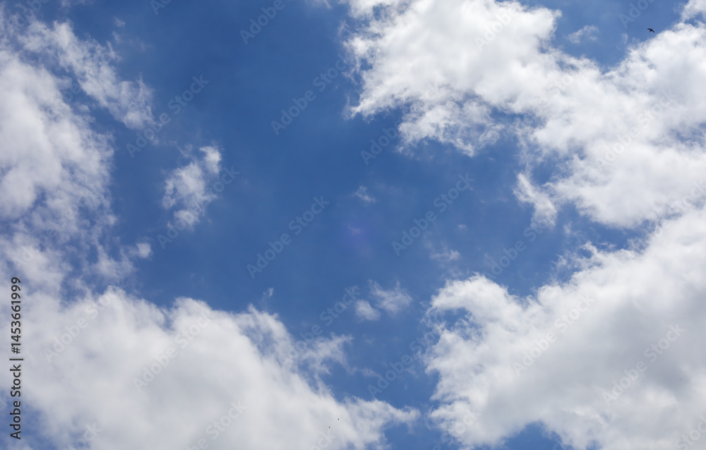 blue sky with clouds