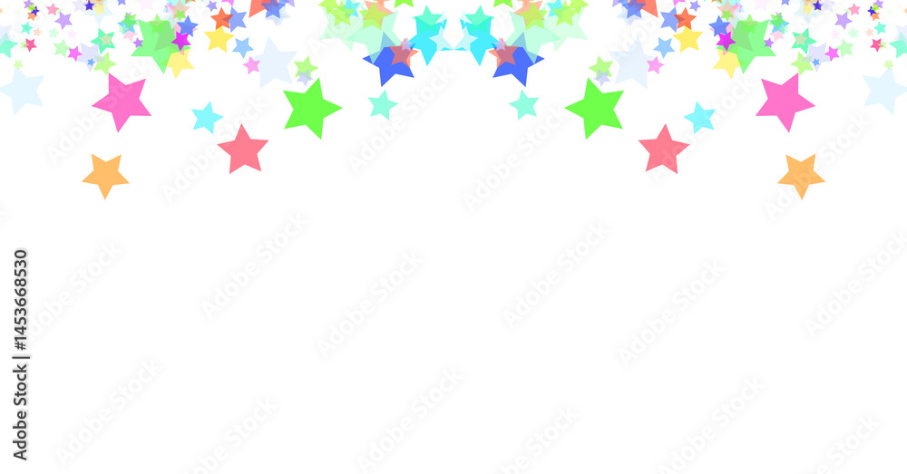 Colorful Stars Confetti Png Shape Transparent Background