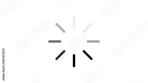 Loading Spinner Icon Animation | Alpha Channel | Looping Preloader UI Asset