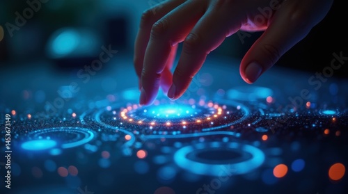 Interactive smart textile with illuminated pattern responding to wearer's movement

