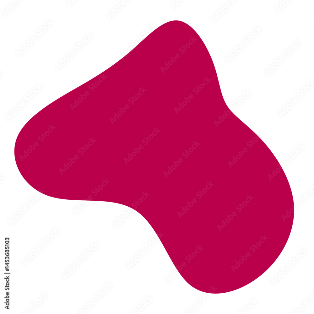 Vibrant Magenta Abstract Blob Shape – Modern Fluid Organic Element Vibrant Magenta Abstract Blob Shape – Modern Fluid Organic Element
