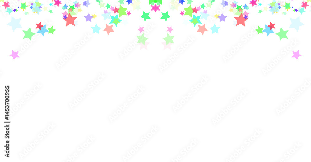 Colorful Stars Confetti Png Shape Transparent Background