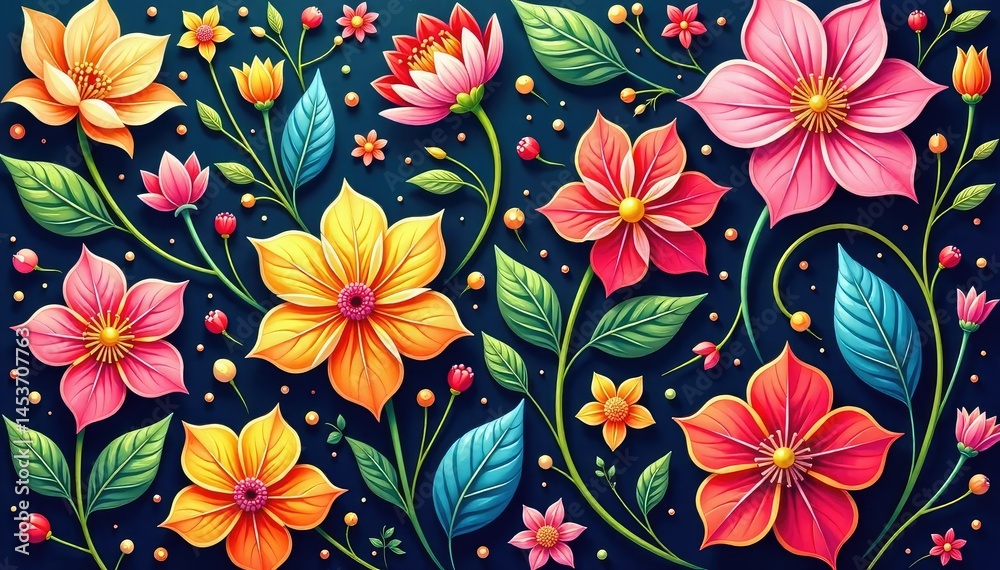 Intricate floral motif, flowing lines, continuous design, grey, vintage, nature Intricate floral motif, flowing lines, continuous design, grey, vintage, nature
