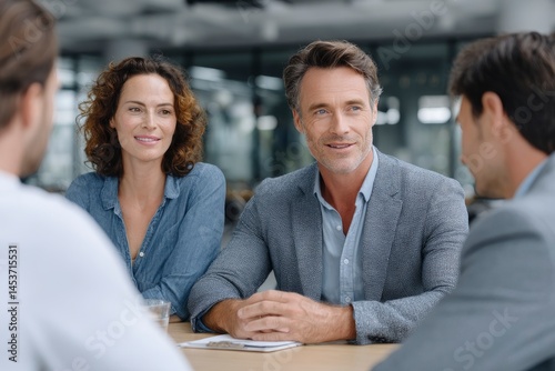 Business People Meeting in Office
