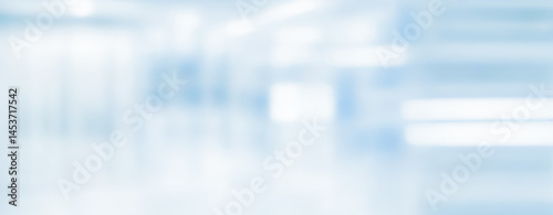 Blurred abstract background with soft blue and white tones creating a neutral backdrop.