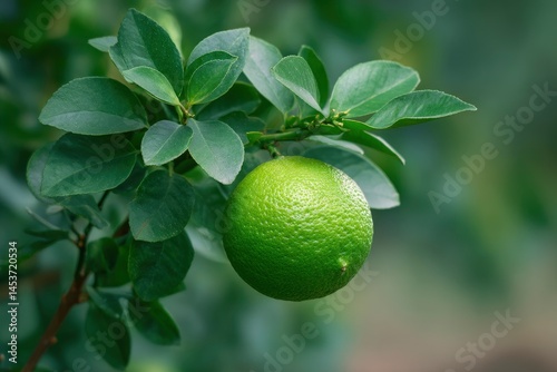 Wallpaper Mural Green Lime on a Branch Torontodigital.ca