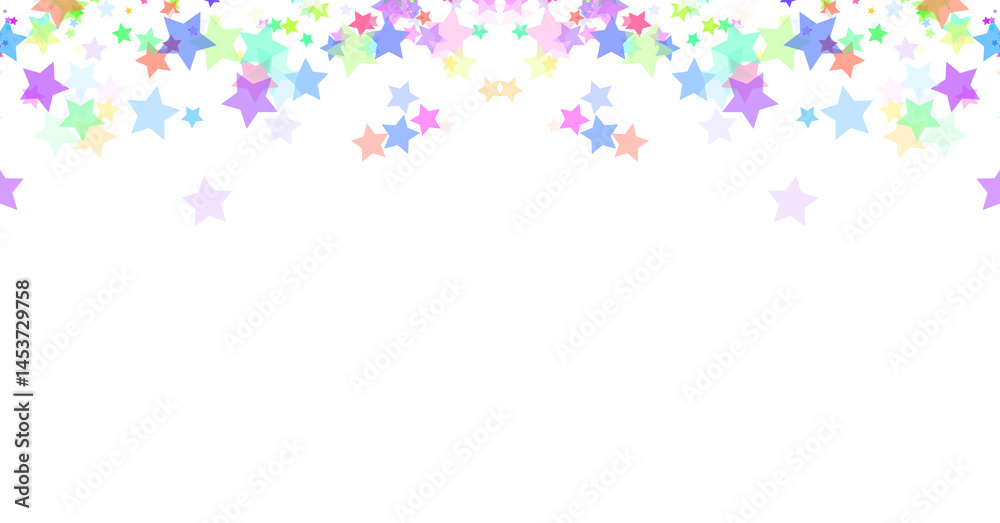 Colorful Stars Confetti Png Shape Transparent Background