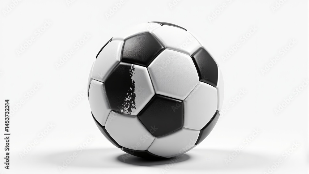 Obraz premium Classic Soccer Ball Isolated on White