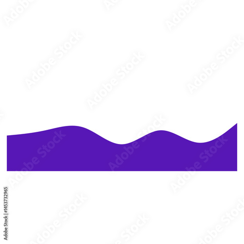 Wavy Footer Divider Elements – Abstract Wave Section Separators
