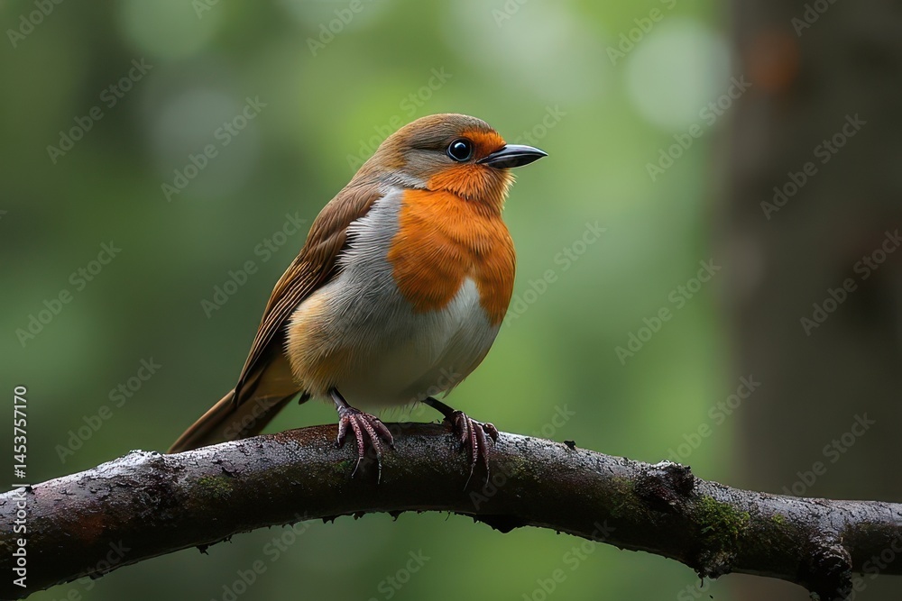 Forest Robin Side Profile Forest Robin Side Profile