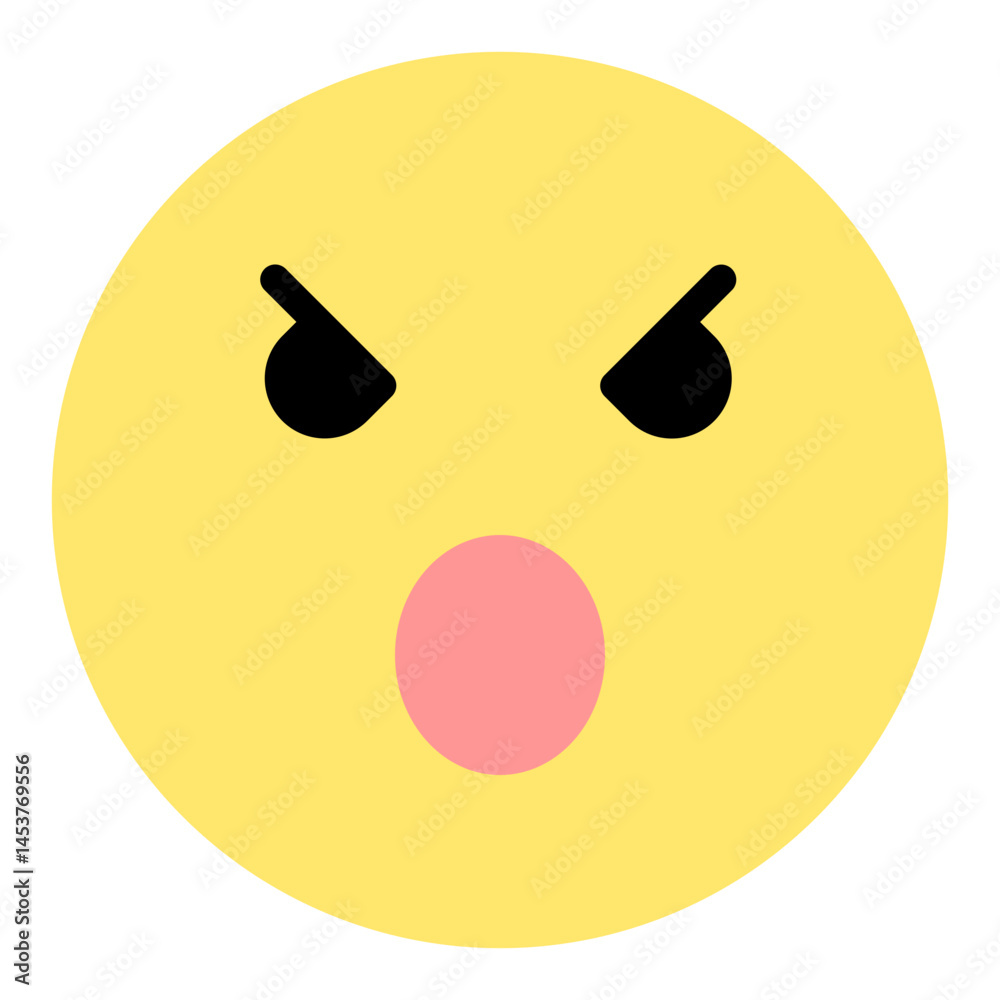 Fototapeta premium Angry Face