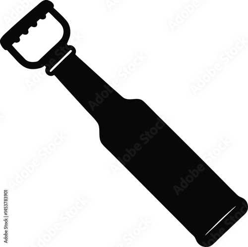 bottle opener on white background