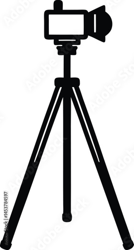 camera tripod on white background  .eps