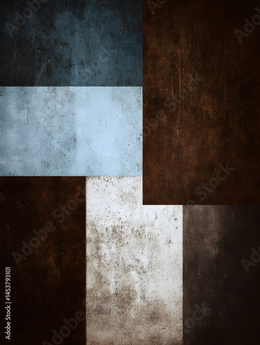 Abstract Textured Background with Mottled Earthy Tones and Colors