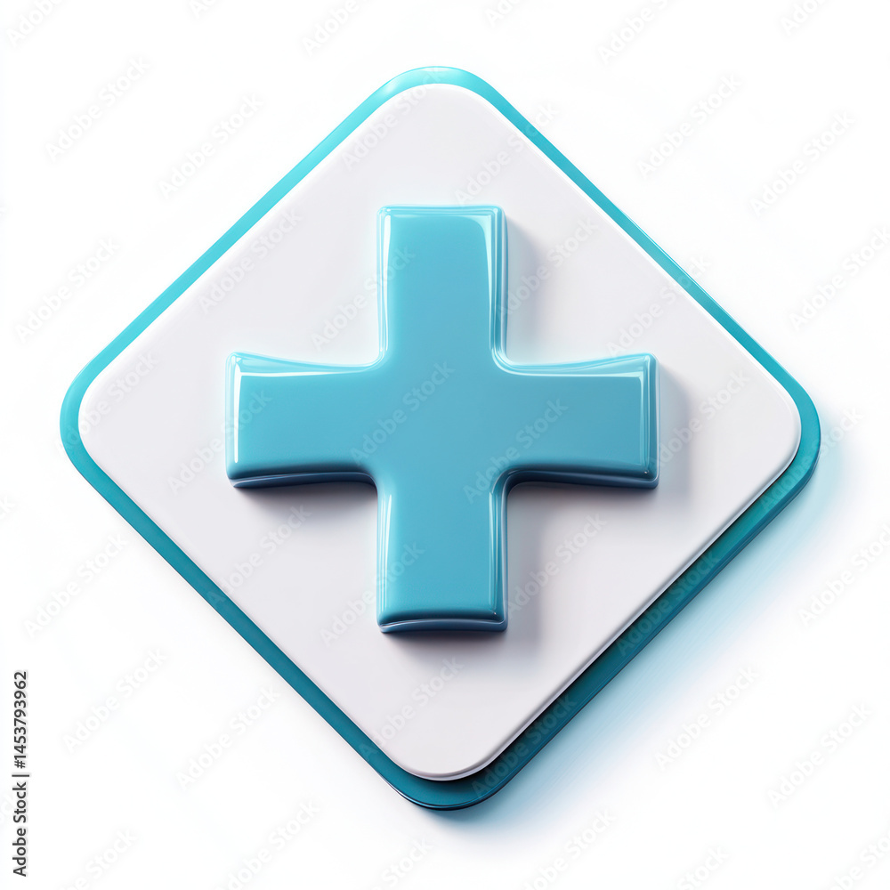 Obraz premium 3d golden cross