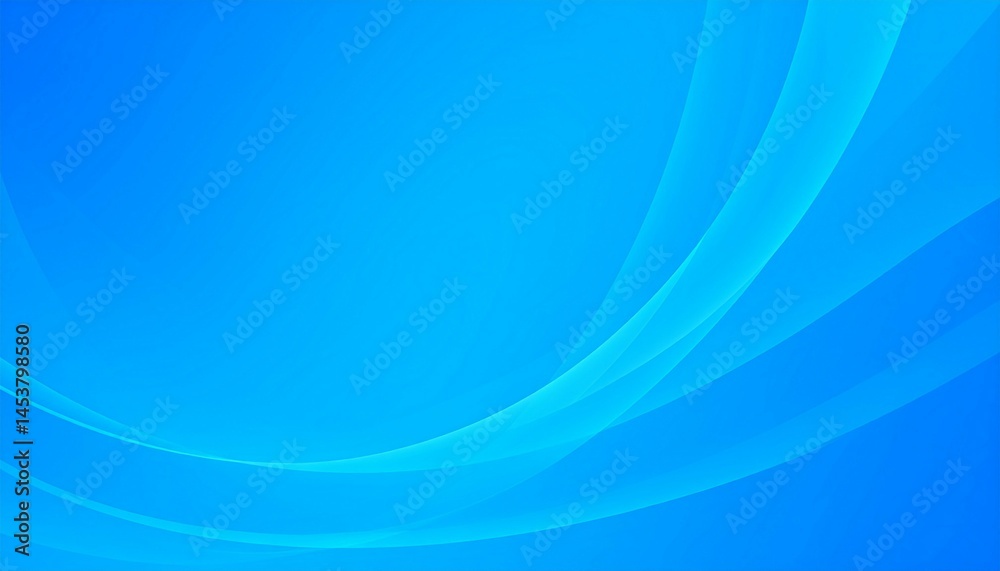 Fototapeta premium abstract blue waves fluid pattern and gradient lighting background simple and clear