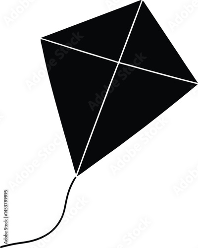 kite string on white background  .eps